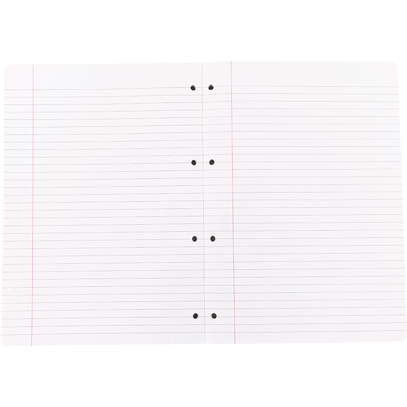 Blocco note con bordo grigio 5x5 quadretti piccoli
